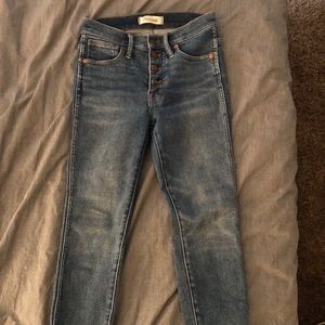 Madewell High Rise Skinny Jeans